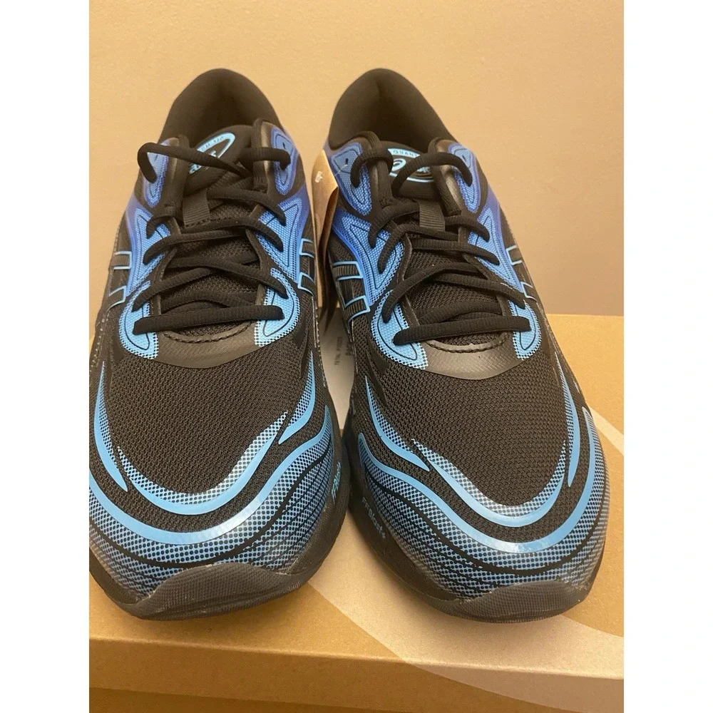 Size 13 US - ASICS GEL QUANTUM 360 Black Blue Men's Sneakers (New with Box)